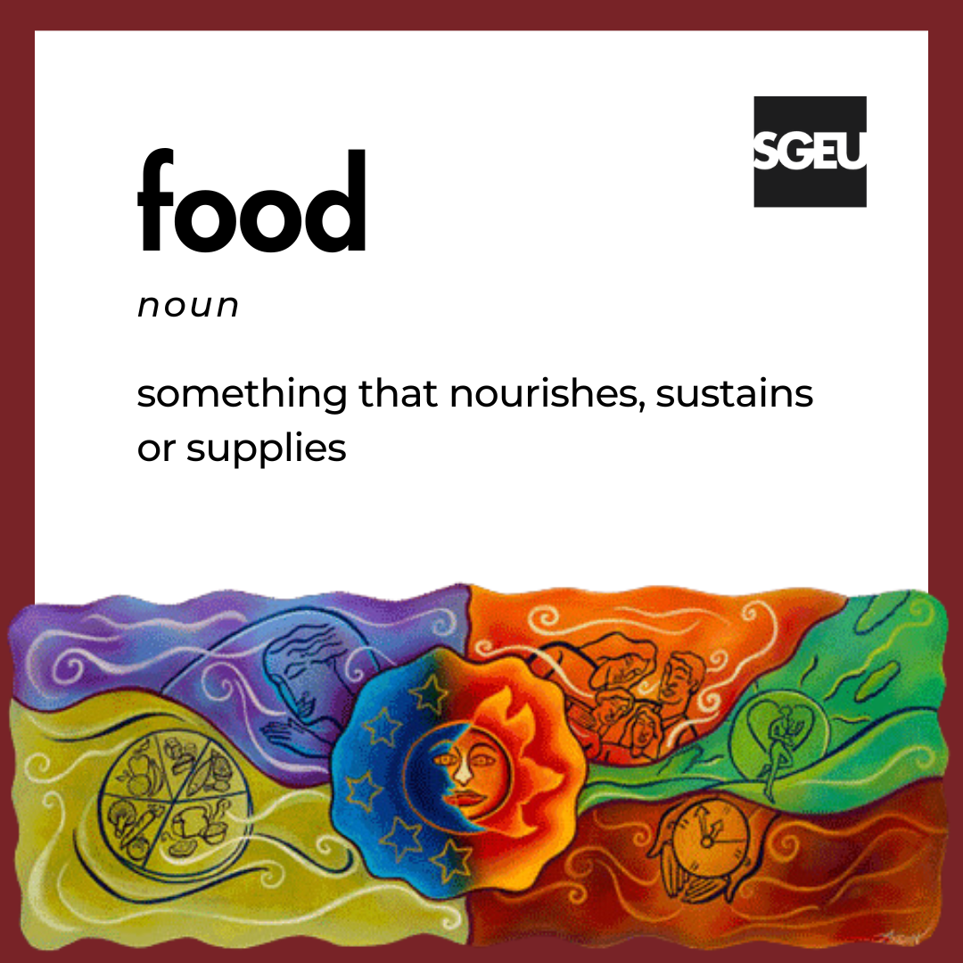 A definition of food.